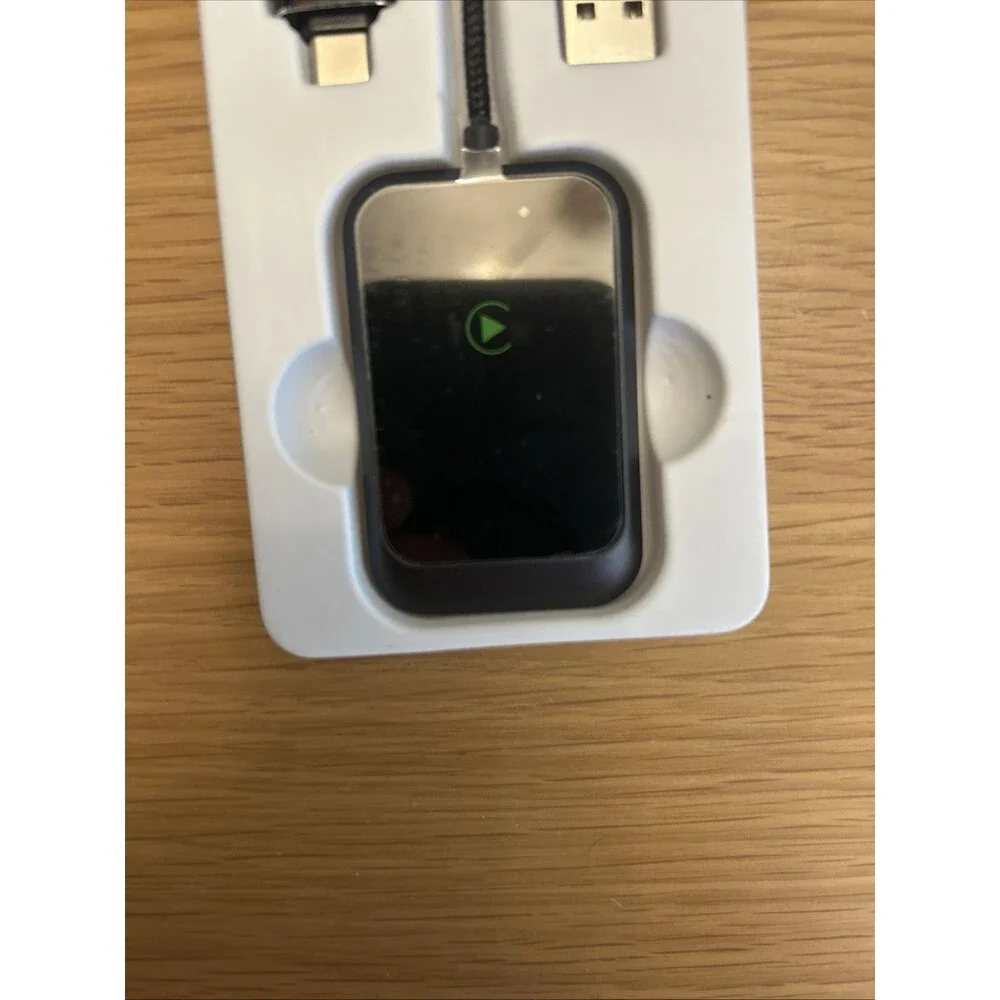 Wireless CarPlay Adapter for iPhone Plug and Play USB C Zero Latency Adapter